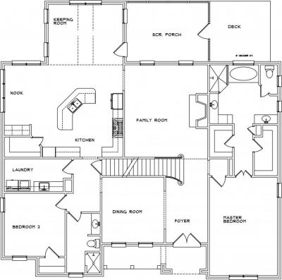 Home Plan - Main Level