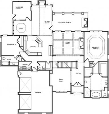 Home Plan - Main Level