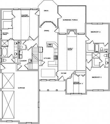 Home Plan - Main Level