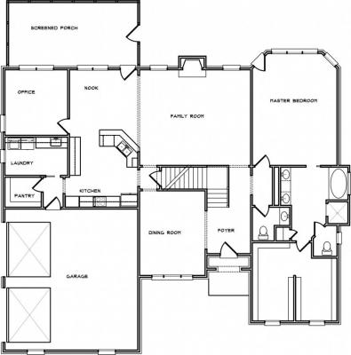 Home Plan - Main Level