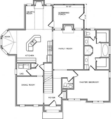 Home Plan - Main Level