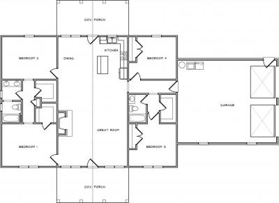 Home Plan - Main Level