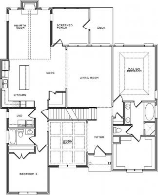 Home Plan - Main Level