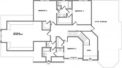 Home Plan - Second Level