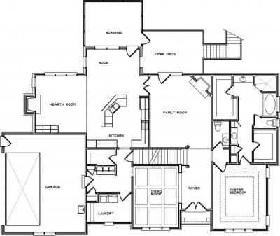 Home Plan - Main Level