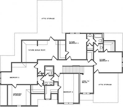 Home Plan - Second Level