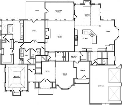 Home Plan - Main Level