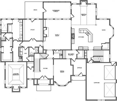 Home Plan - Main Level