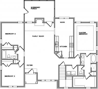 Home Plan - Main Level