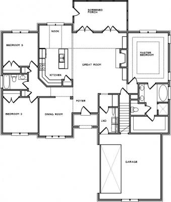 Home Plan - Main Level