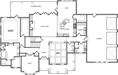 Home Plan - Main Level