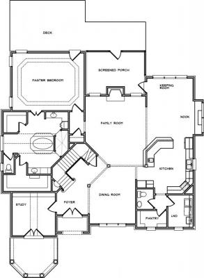 Home Plan - Main Level