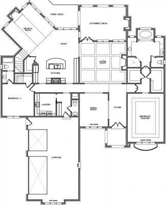 Home Plan - Main Level