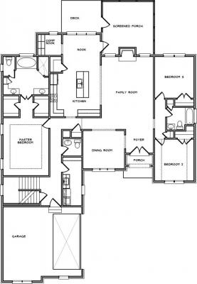 Home Plan - Main Level