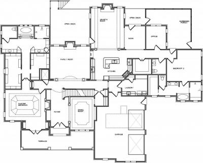 Home Plan - Main Level