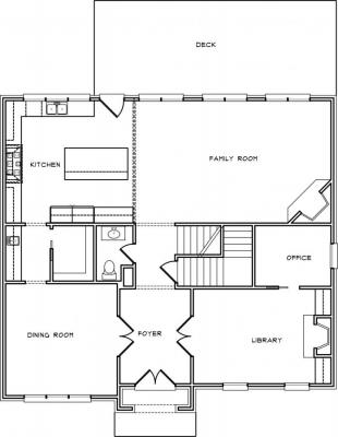 Home Plan - Main Level