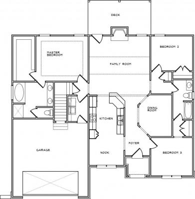 Home Plan - Main Level