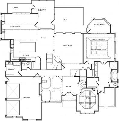 Home Plan - Main Level