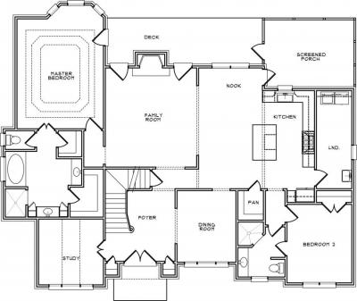 Home Plan - Main Level