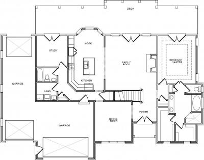 Home Plan - Main Level