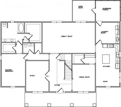 Home Plan - Main Level