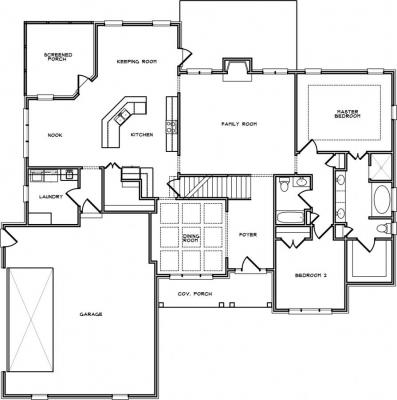 Home Plan - Main Level