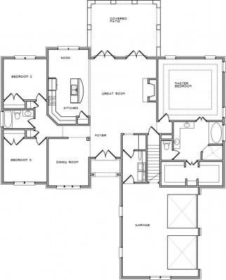 Home Plan - Main Level