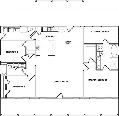 Home Plan - Main Level