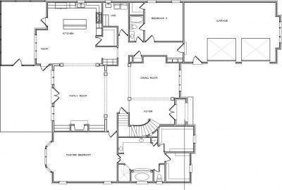 Home Plan - Main Level