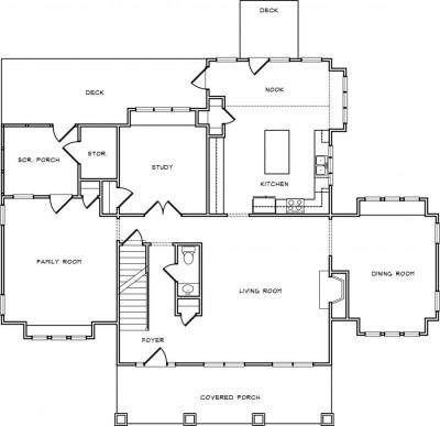 Home Plan - Main Level