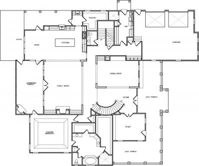 Home Plan - Main Level