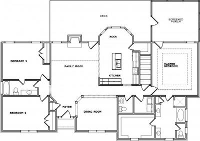 Home Plan - Main Level