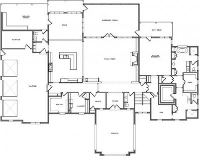 Home Plan - Main Level