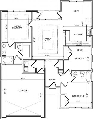 Home Plan - Main Level