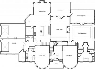 Home Plan - Main Level