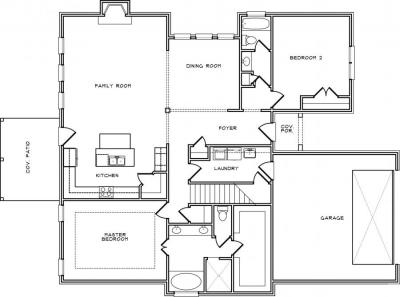 Home Plan - Main Level