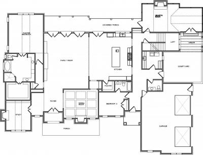 Home Plan - Main Level