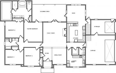 Home Plan - Main Level