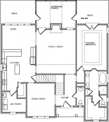 Home Plan - Main Level