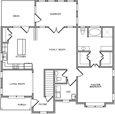 Home Plan - Main Level