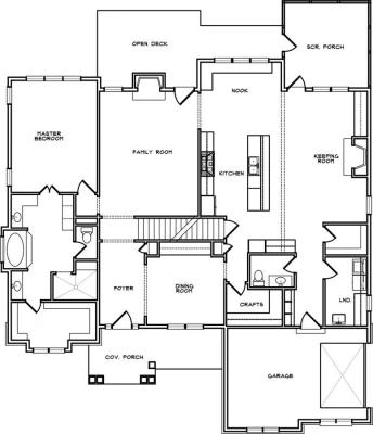 Home Plan - Main Level