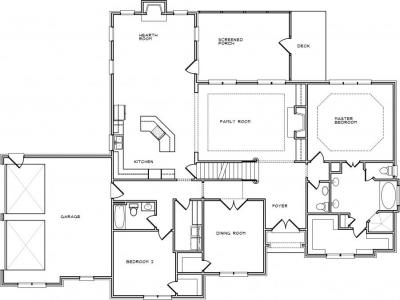 Home Plan - Main Level