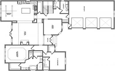 Home Plan - Main Level