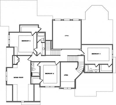 Home Plan - Second Level