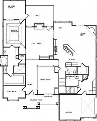 Home Plan - Main Level