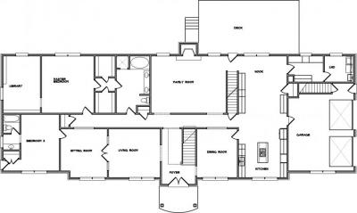 Home Plan - Main Level