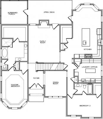 Home Plan - Main Level