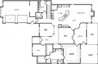 Home Plan - Main Level