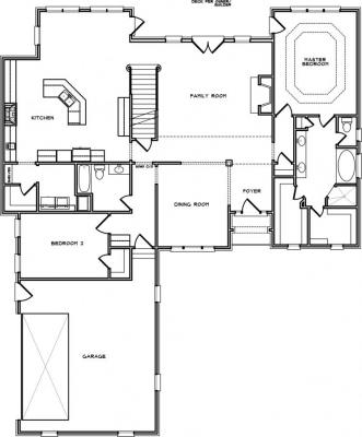 Home Plan - Main Level