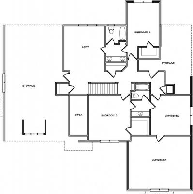 Home Plan - Second Level